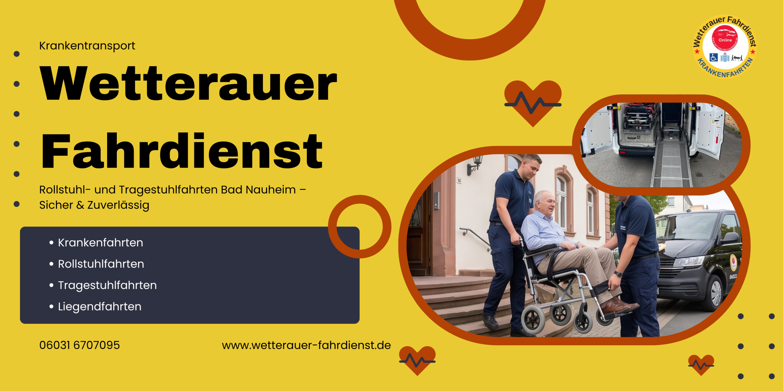 Wetterauer Fahrdienst – Rollstuhl- und Tragestuhlfahrten in Bad Nauheim